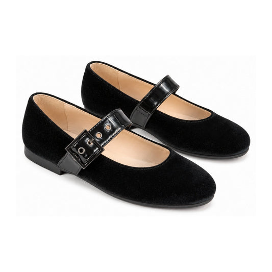 Black Velvet Strap for Girl by London Kids