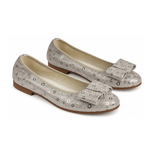 Beige Soft Leather Flats for Girl/Teen/Women by London Kids