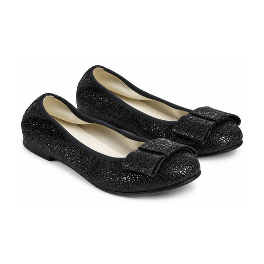 Black Glitzy Flats for Girl/Teen/Women by London Kids