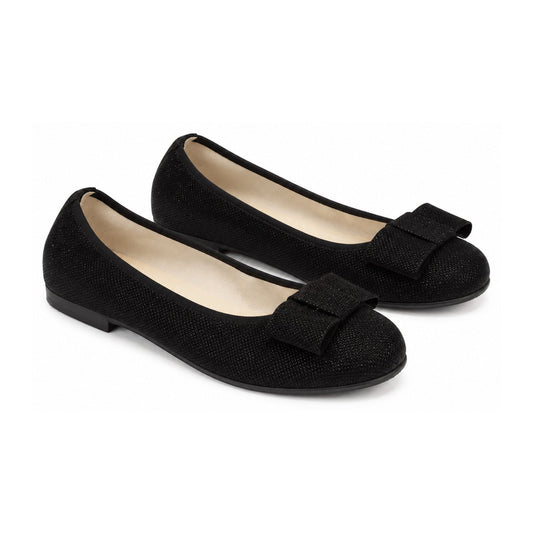 Black Glitzy Flats for Girl/Teen/Women by London Kids