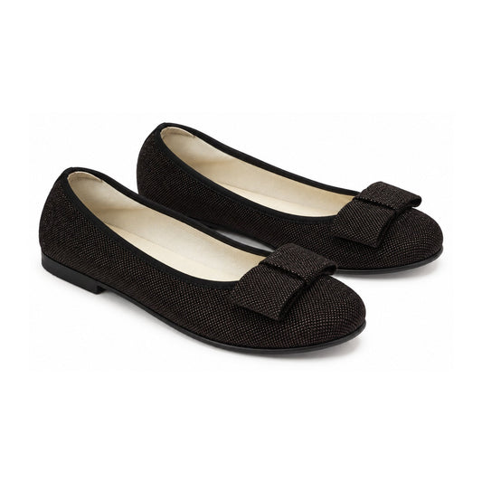 Black Glitzy Flats for Girl/Teen/Women by London Kids