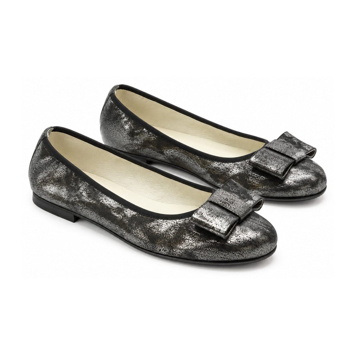 Black Glitzy Flats for Girl/Teen/Women by London Kids