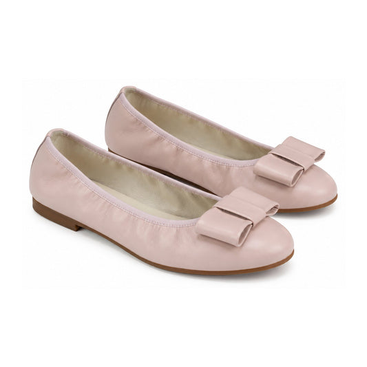 Pink Soft Leather Flats for Girl/Teen/Women by London Kids