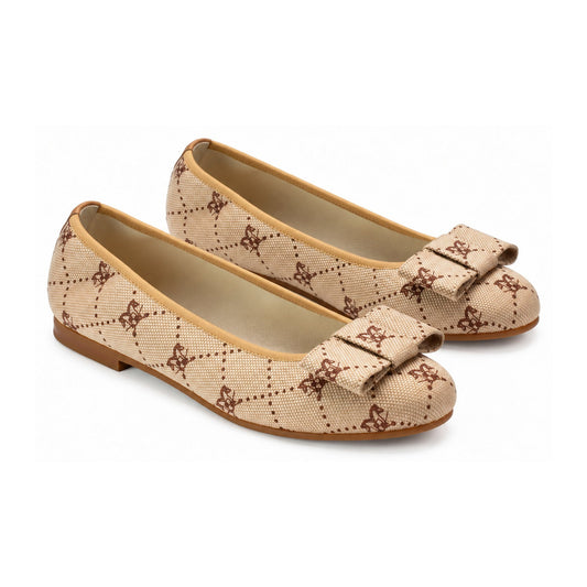 Tan Micro Flats for Girl/Teen/Women by London Kids
