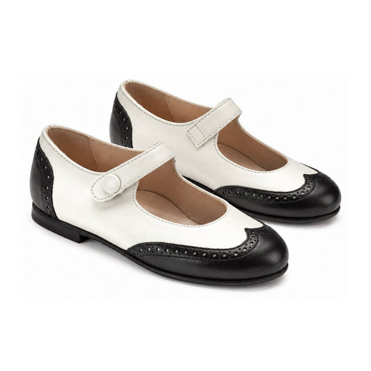 Cream Soft Leather Strap for Girl by London Kids