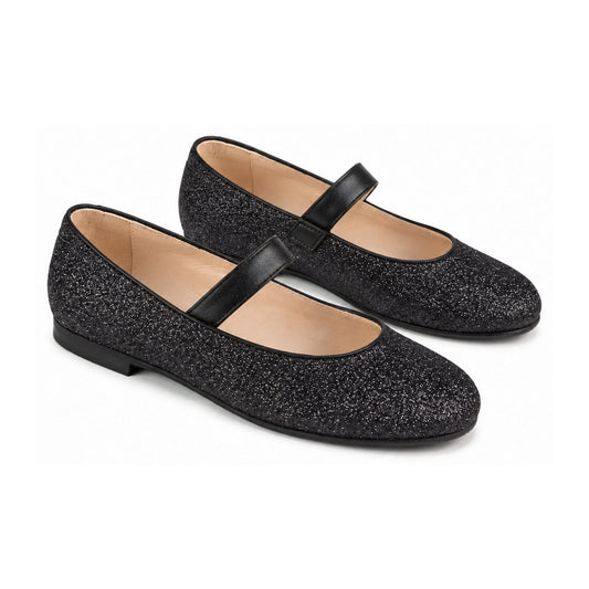 Black Glitter Strap for Girl by London Kids