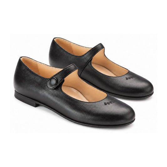 Black Soft Leather for Girl by London Kids