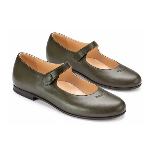 Green Soft Leather for Girl by London Kids