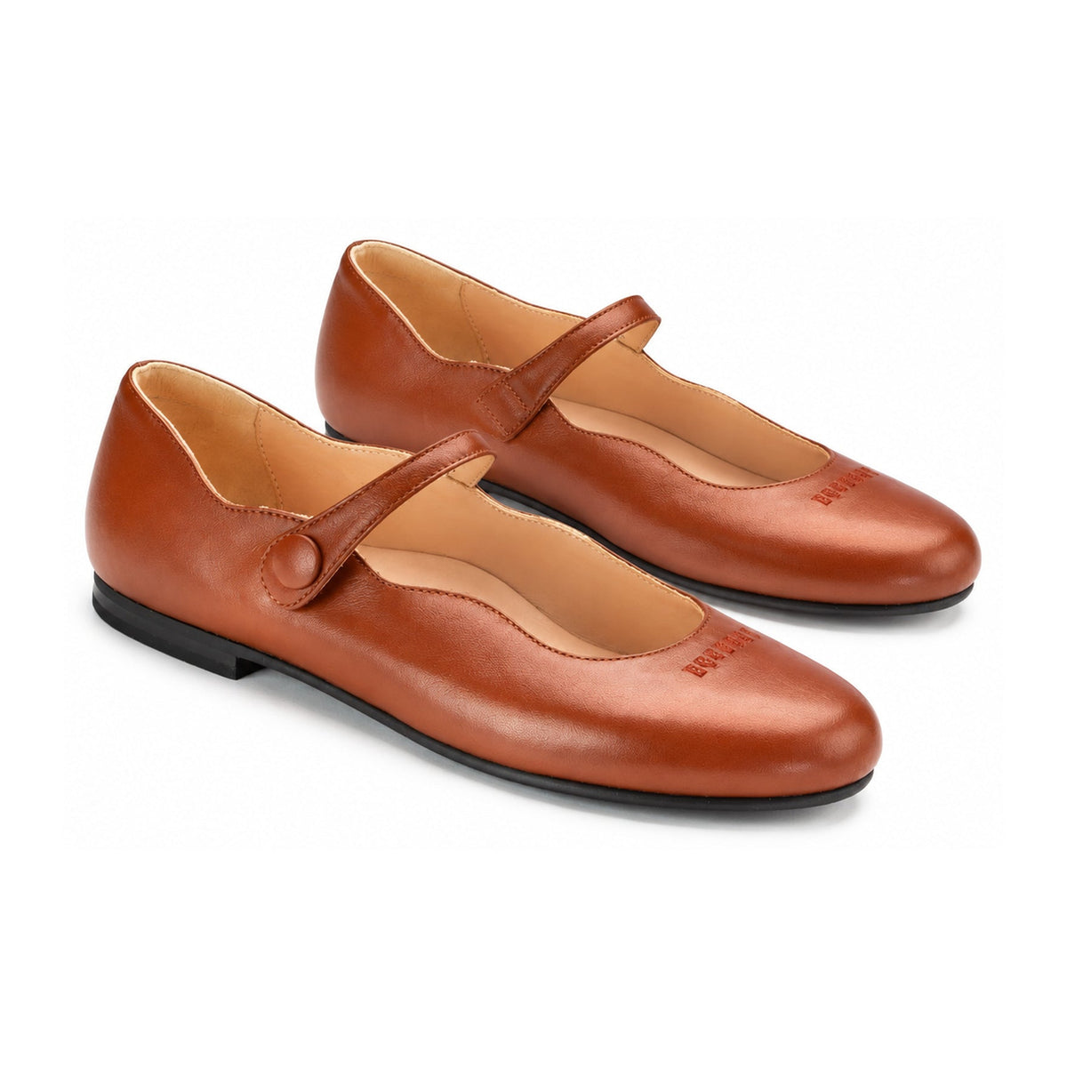 Rust Soft Leather Strap for Girl by London Kids