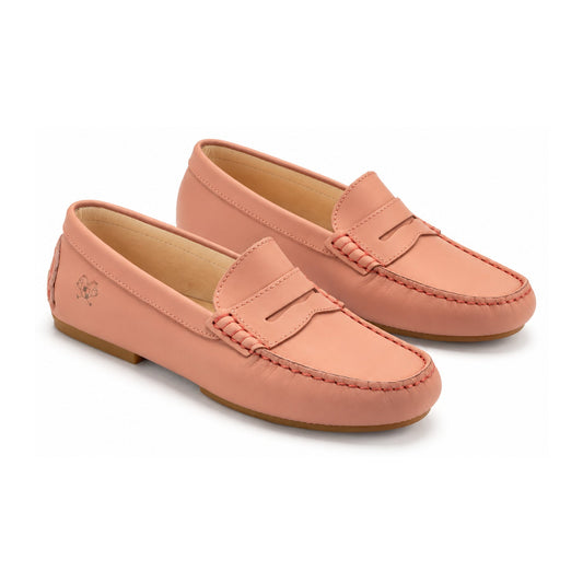 Salmon Sahara Classic Penny Style Moccasin