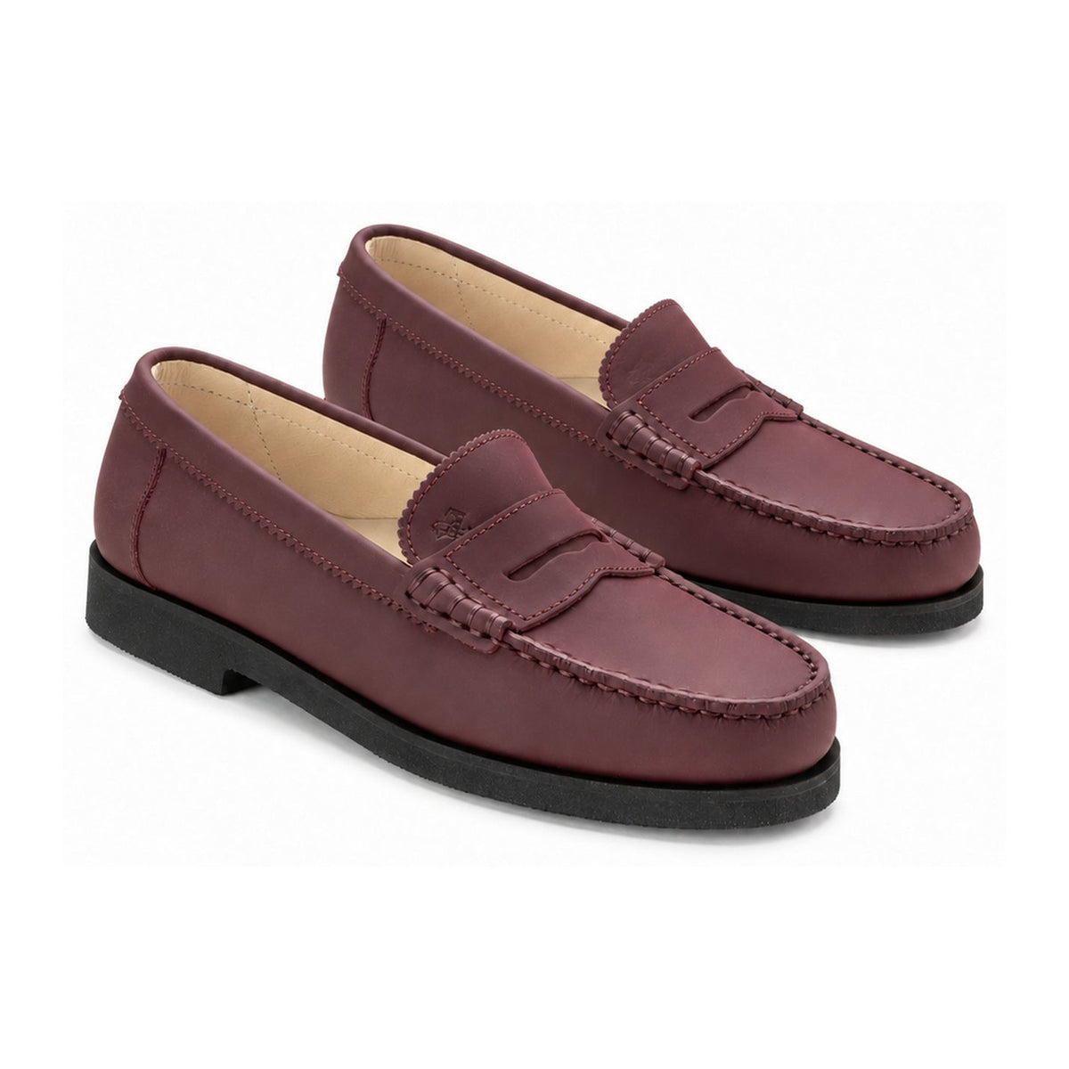 Bordo Sahara Girls School Loafer