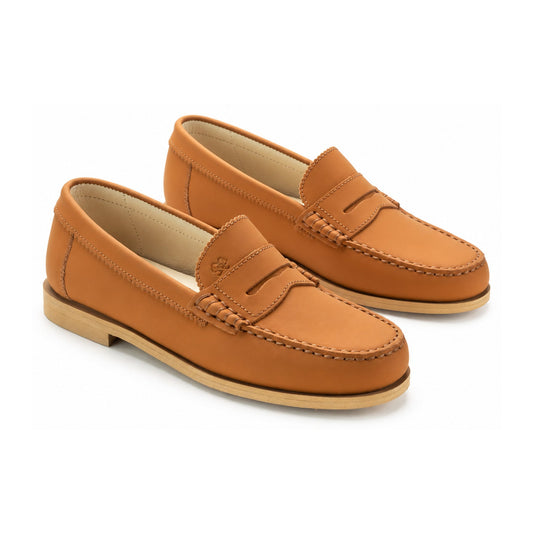 Tan Sahara Girls School Loafer