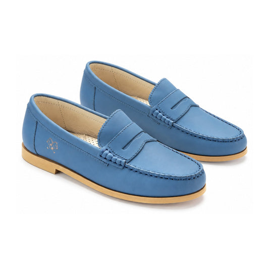 Sky Blue Sahara Girls School Loafer