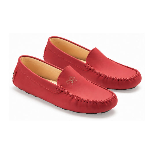 Dark Red Sahara Girls Loafer