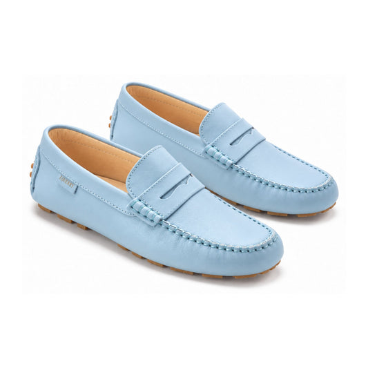 Arctic Blue Sahara Girls Moccasin Loafer