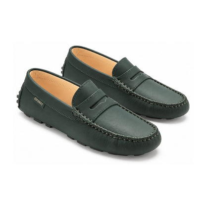 Green Sahara Girls Mocassin Loafer