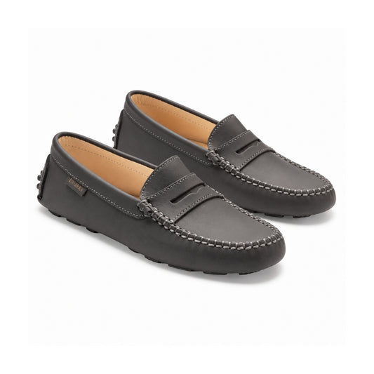 Grey Sahara Girls Mocassin Loafer