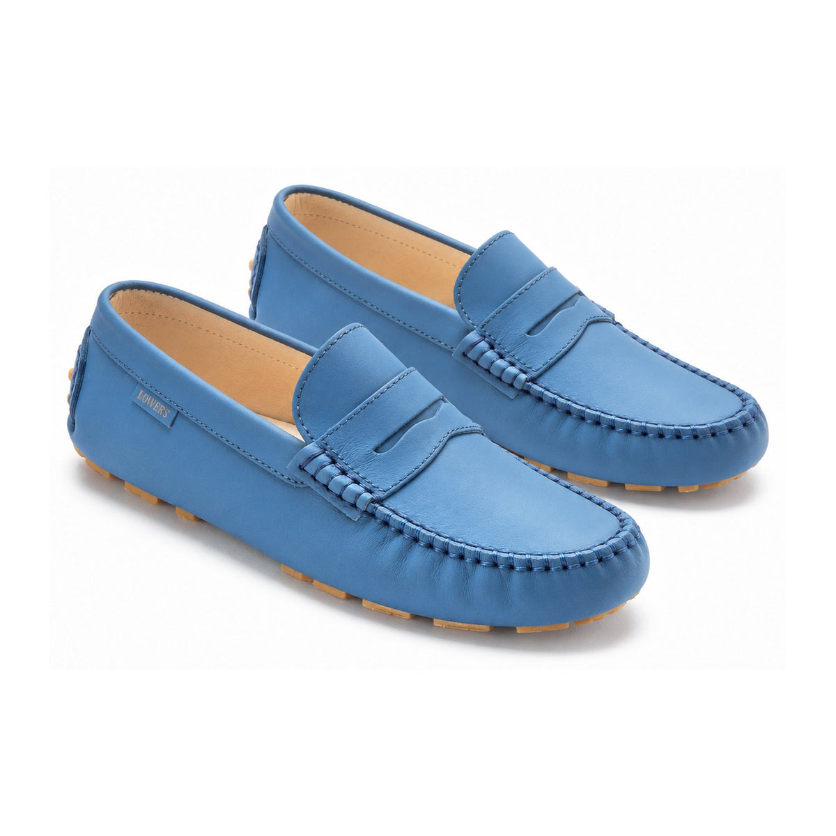 Sky Blue Sahara Girls Mocassin Loafer