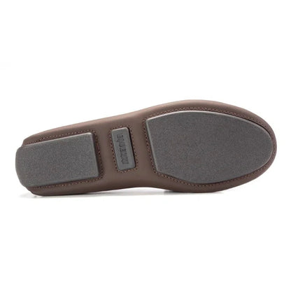 Brown Sahara Leather Soft Loafer for Girl/Teen/Women by London Kids