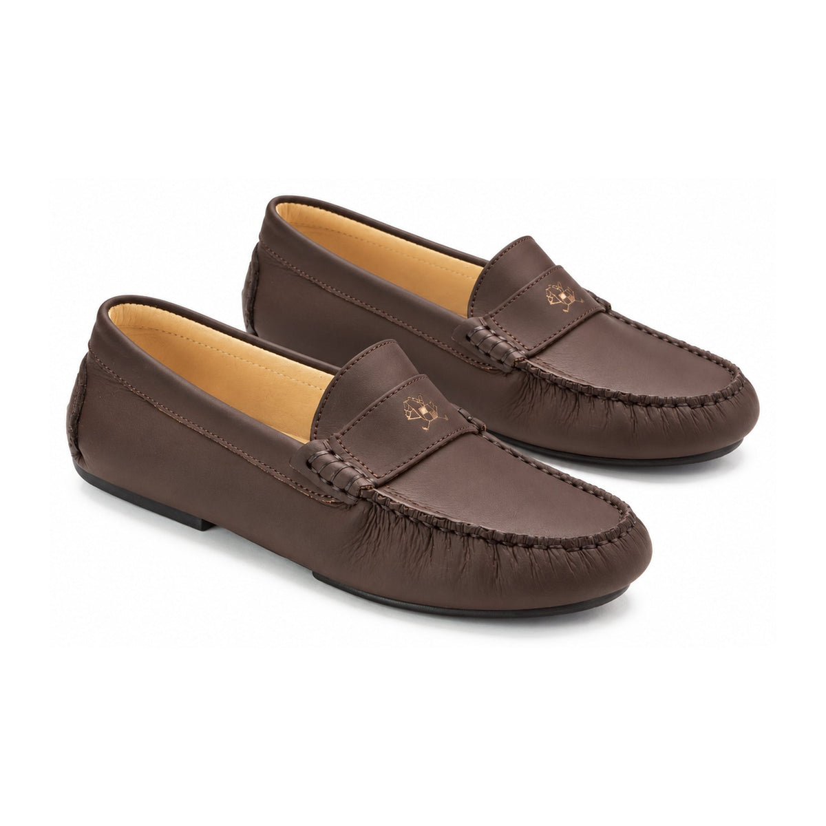Brown Sahara Girls Soft Moccasin