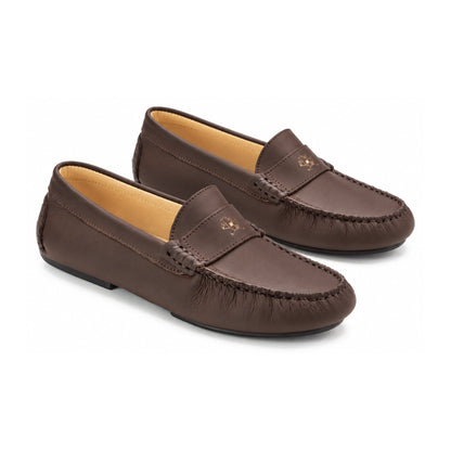 Brown Sahara Girls Soft Moccasin
