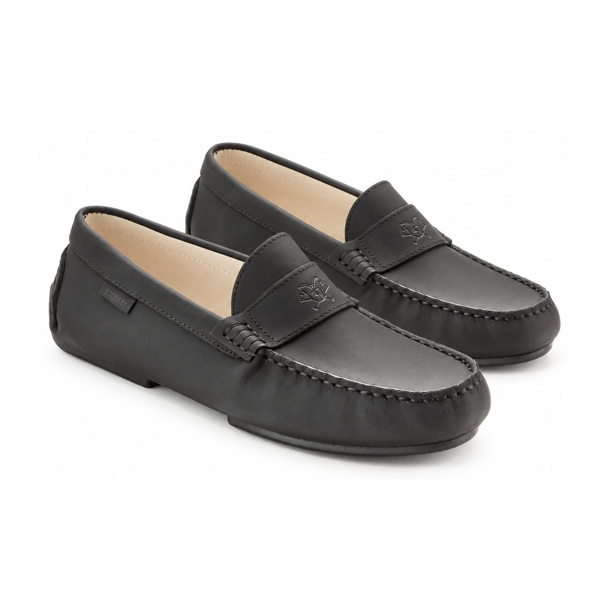 Girls Black Sahara Soft Mocassin