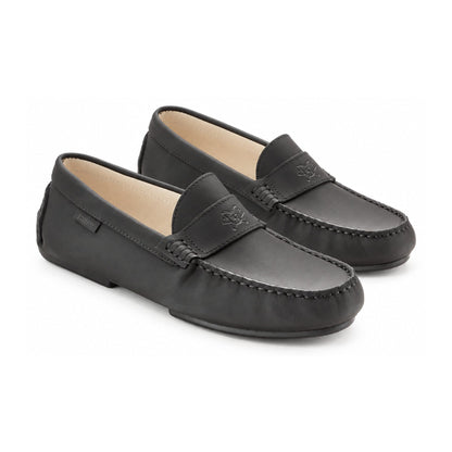 Girls Black Sahara Soft Mocassin