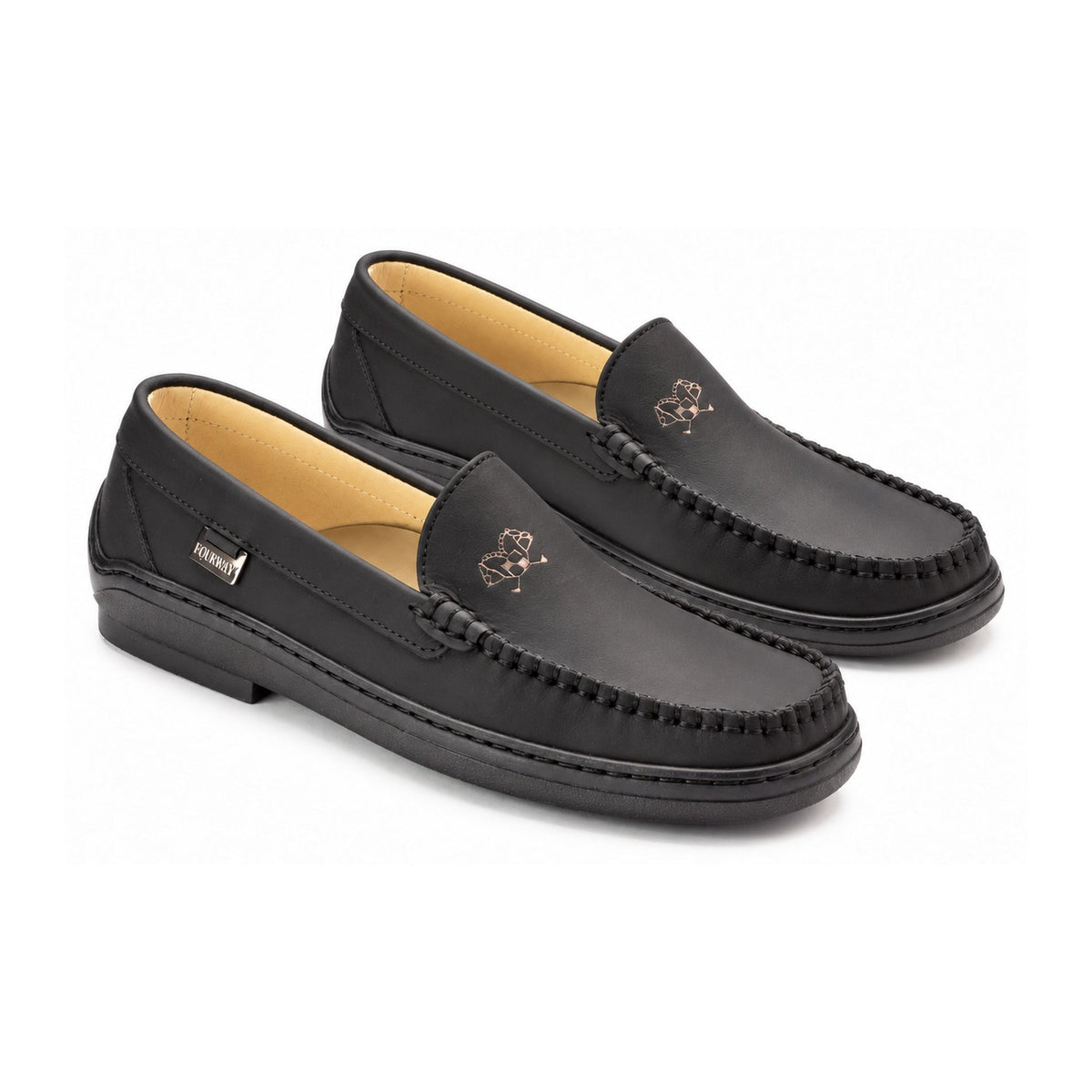 Black Sahara Girls Moccasin