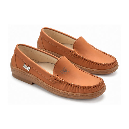 Tan Sahara Girls Moccasin