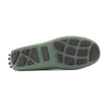 Girls Green Olive Sahara Moccasin