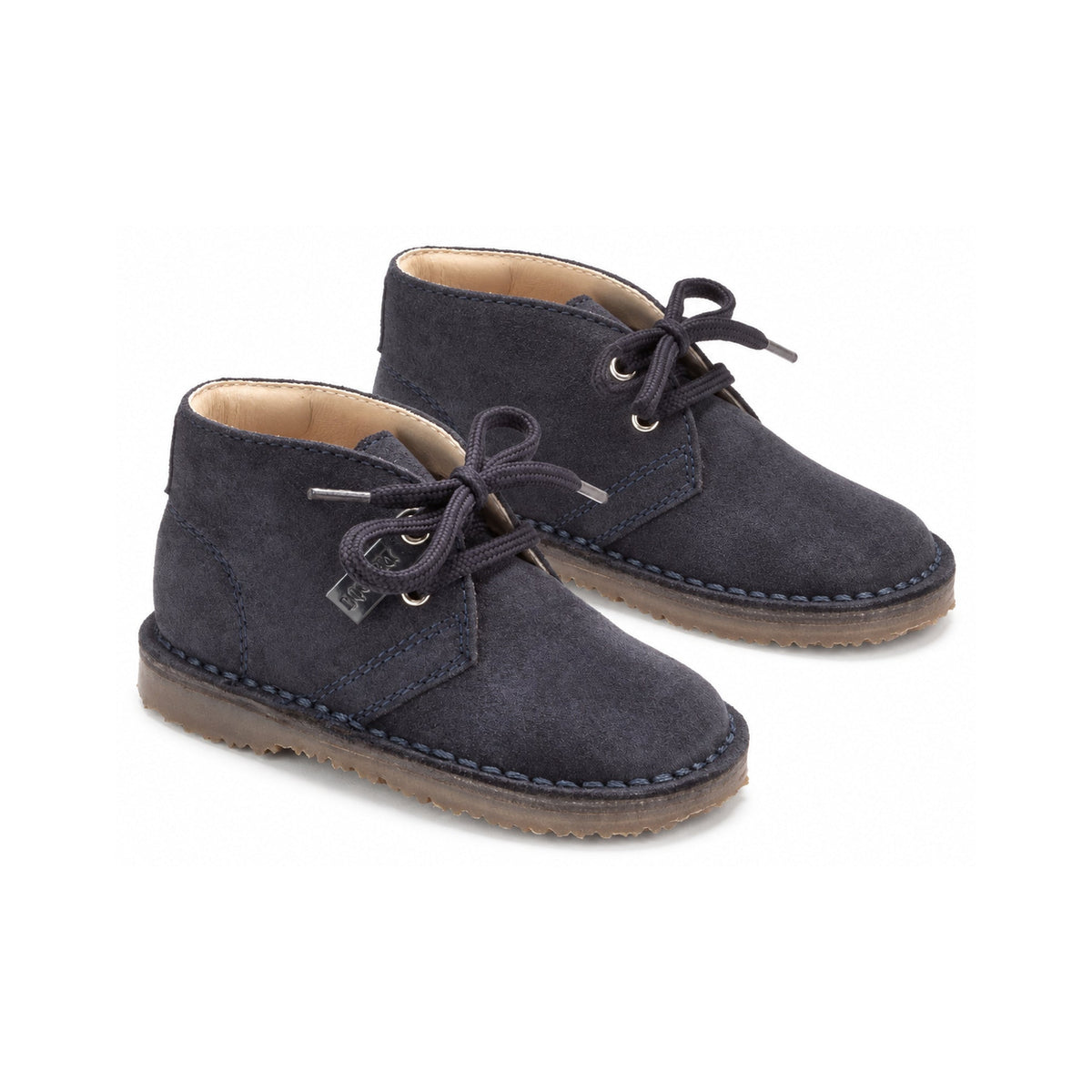 Navy Suede Lace for Toddler/Boy/Girl by London Kids