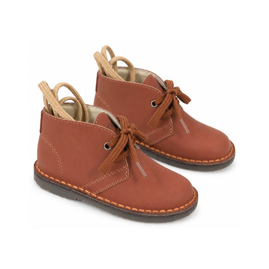 Tan Sahara Leather Lace for Toddler/Boy/Girl by London Kids