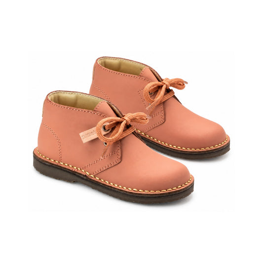 Salmon Sahara Leather Lace for Toddler/Boy/Girl by London Kids