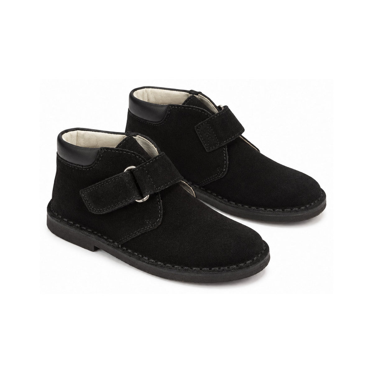 Black Suede Velcro for Toddler/Boy by London Kids