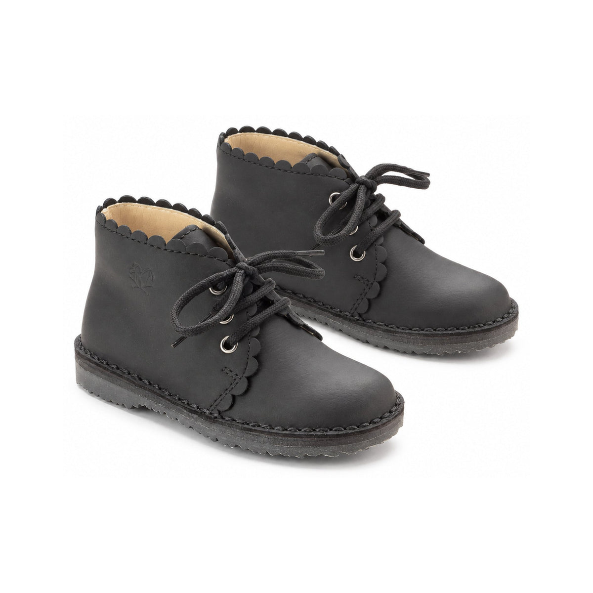 Black Sahara Baby Lace Shoe
