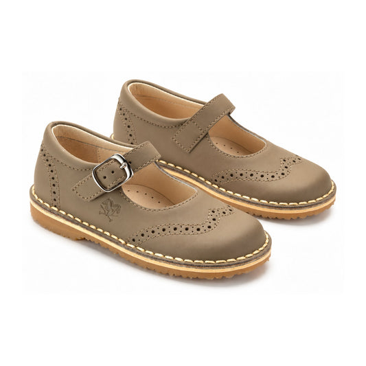 Taupe Sahara Boys T Sandal Shoe