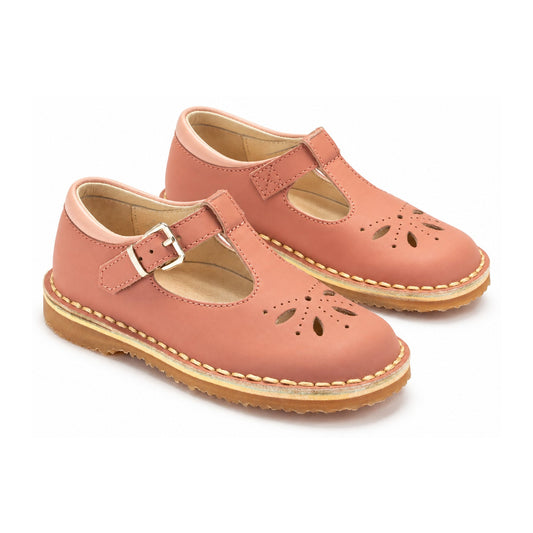 Salmon Sahara Girls T Sandal Shoe