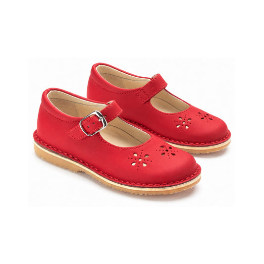 Red Sahara Toddler Girl Strap Shoe