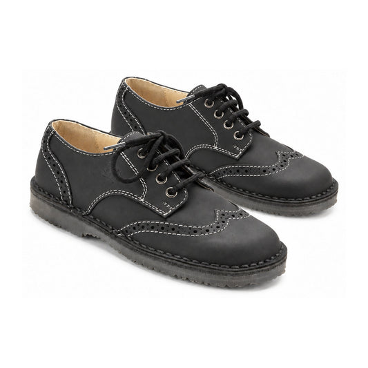 Black Sahara Boys Summer Oxford