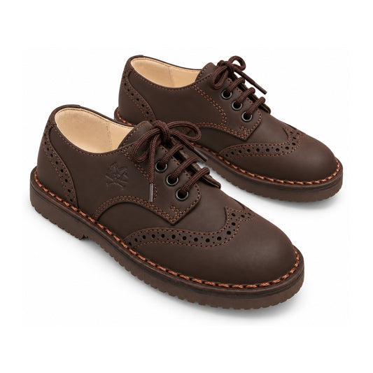 Brown Sahara Boys Summer Oxford
