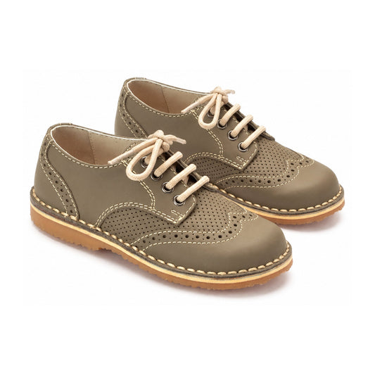 Taupe Sahara Boys Summer Oxford