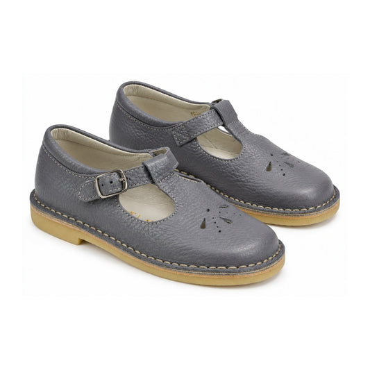 Gray Soft Leather Strap for Girl by London Kids