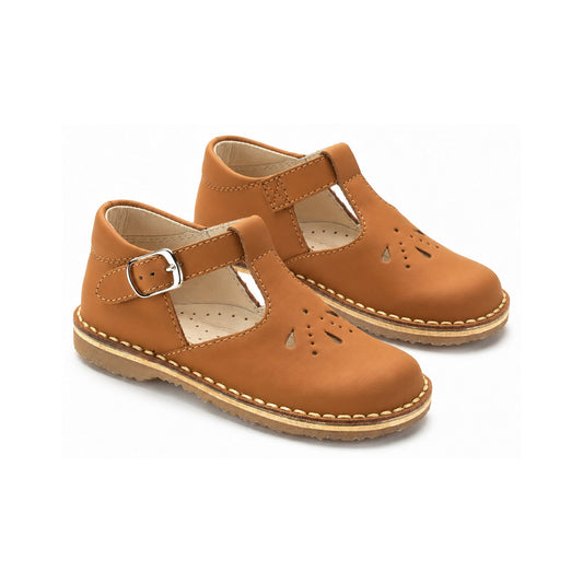 Tan Sahara Leather Strap for Toddler/Girl by London Kids