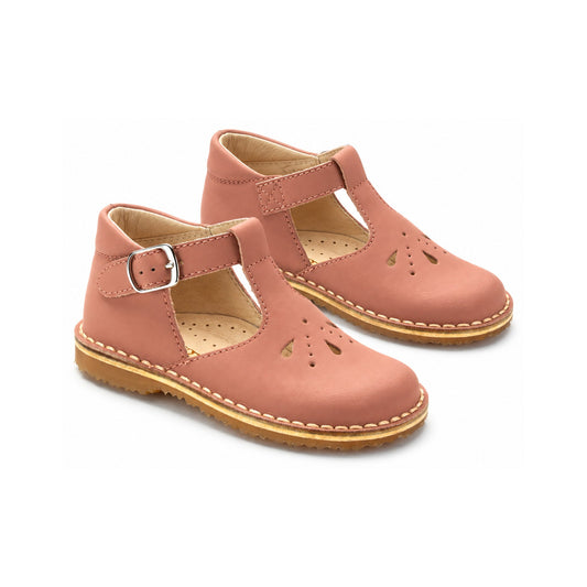 Salmon Sahara Leather Strap for Toddler/Girl by London Kids