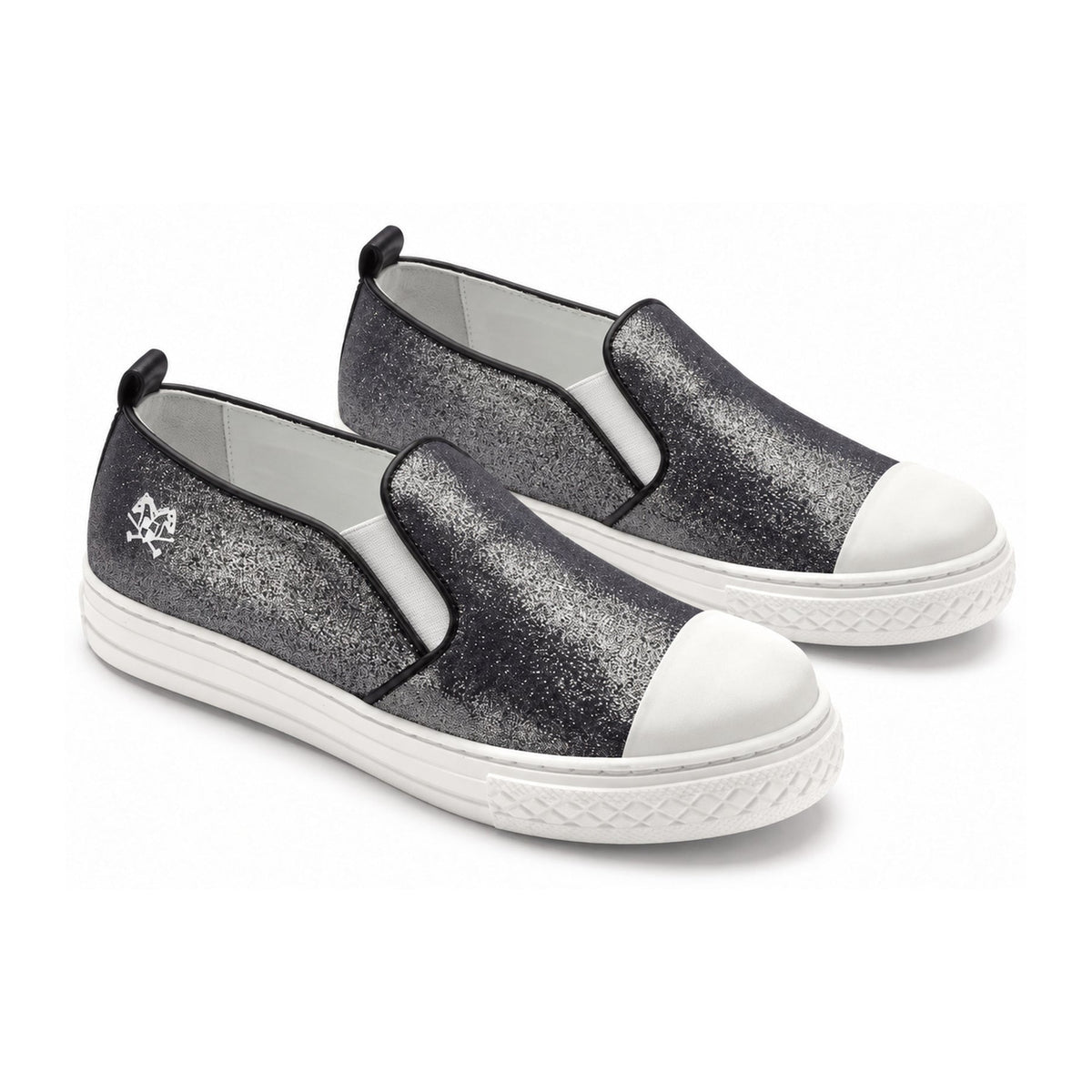 Navy Soft Leather Sneaker for Girl/Boy by London Kids