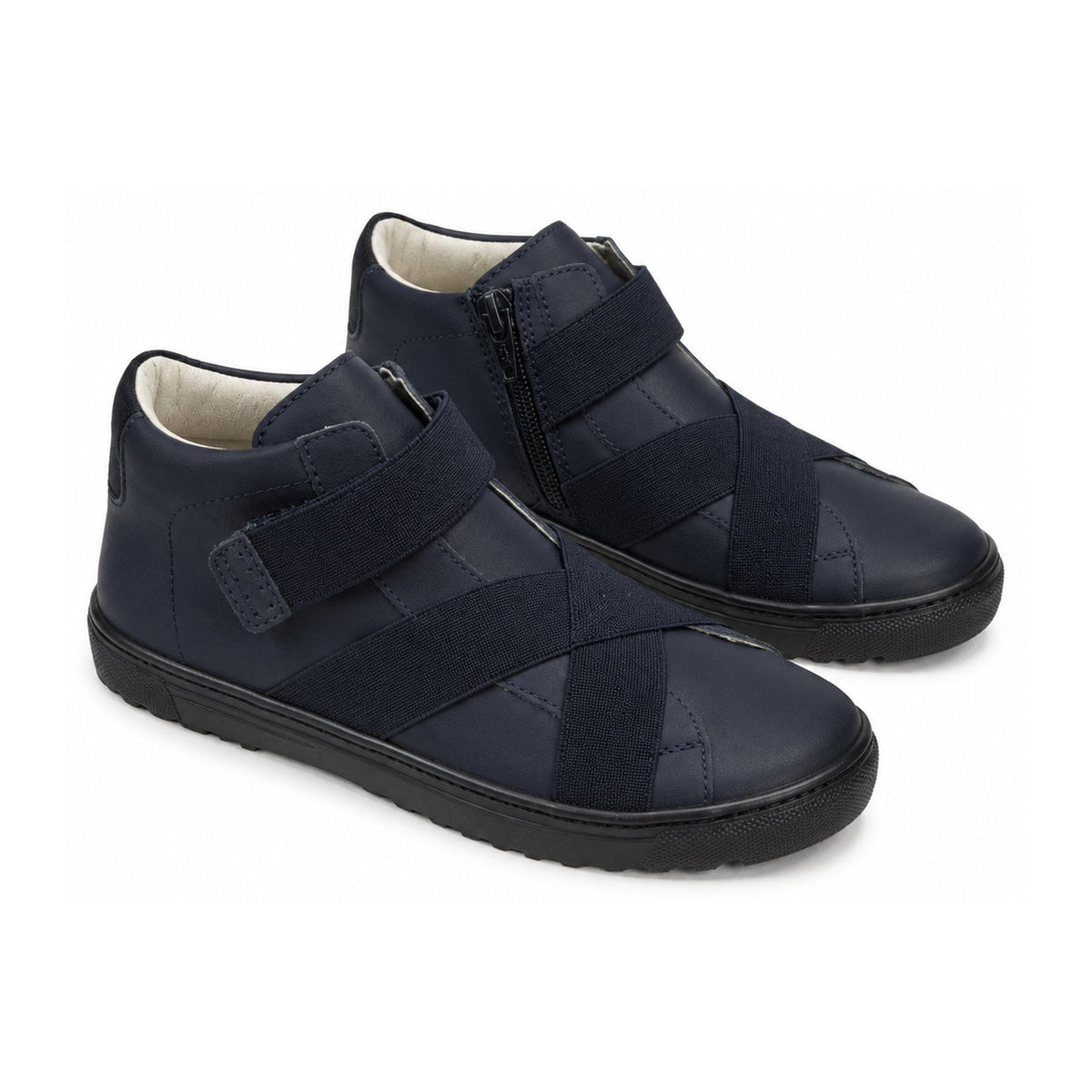 Navy Sahara Leather Strap for Boy by London Kids