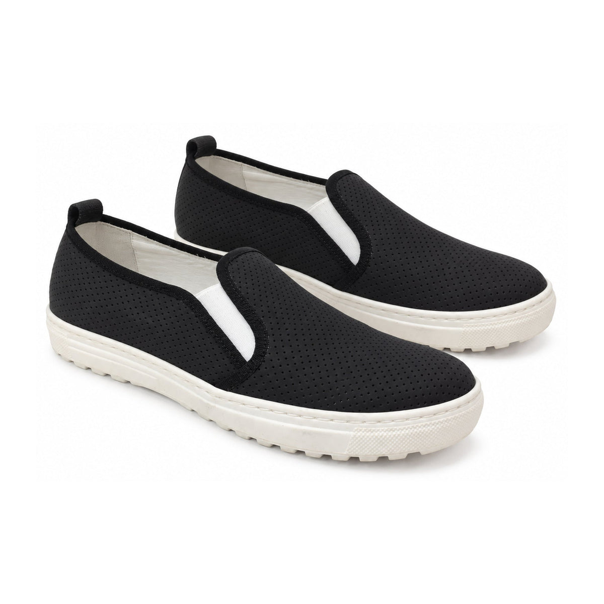 Black Sahara Leather Sneaker for Girl by London Kids