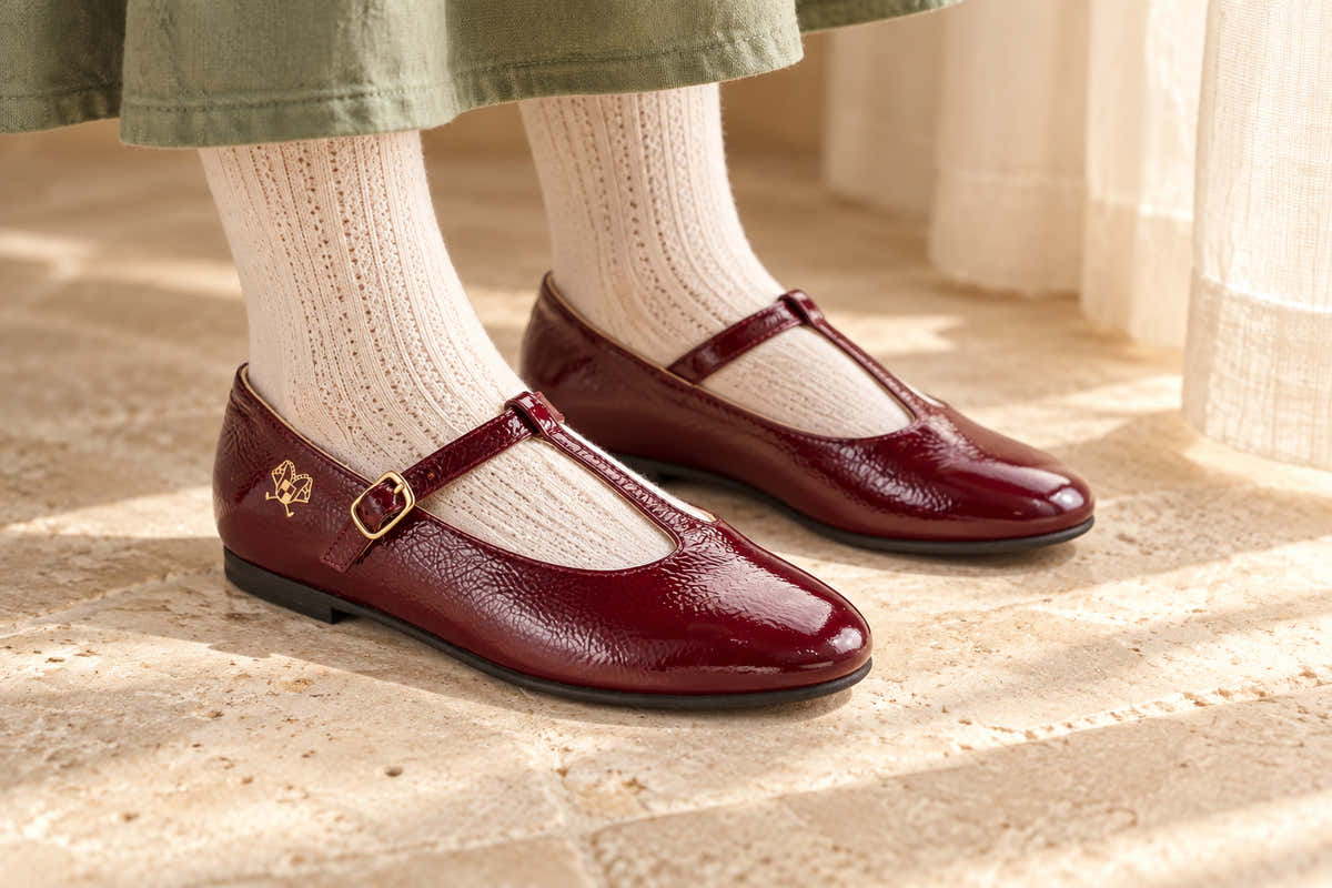 1750 - Bordo Crinkled Patent