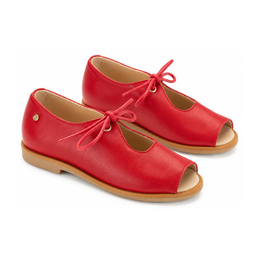 Red Soft Leather Lace for Boy/Girl by Manuela de Juan