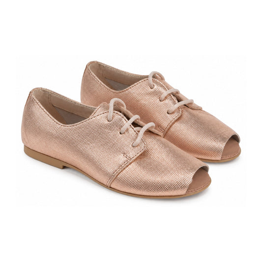 Gold Soft Leather Lace for Girl by Manuela de Juan